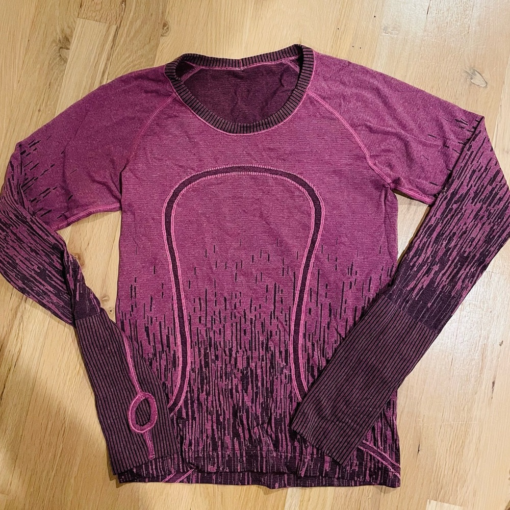 Lululemon Long Sleeve Swiftly Tee RARE Size 6